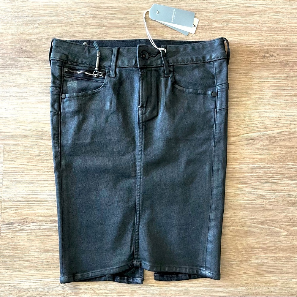 🆕 G-Star Sculpted Super Slim Black Skirt